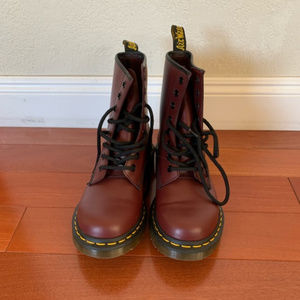 Cherry Red 1460 Dr. Martens Boots US Size 6